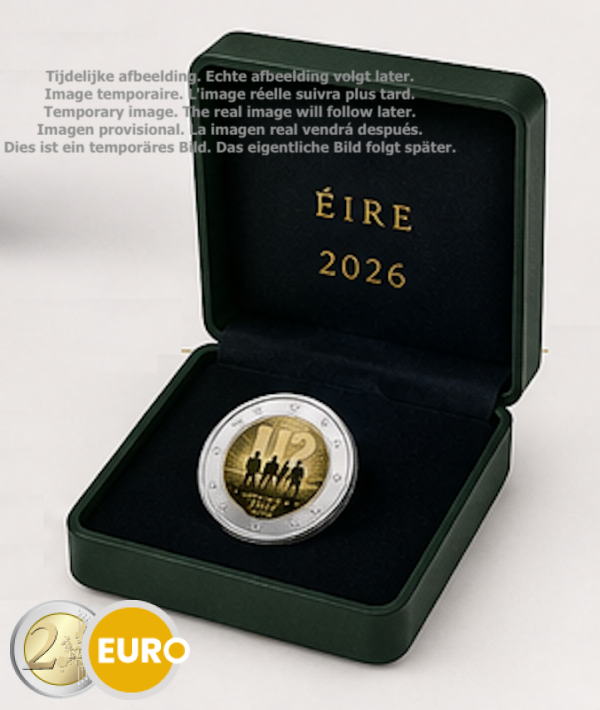 2 euro Ierland 2026 - 50 jaar U2 BE Proof