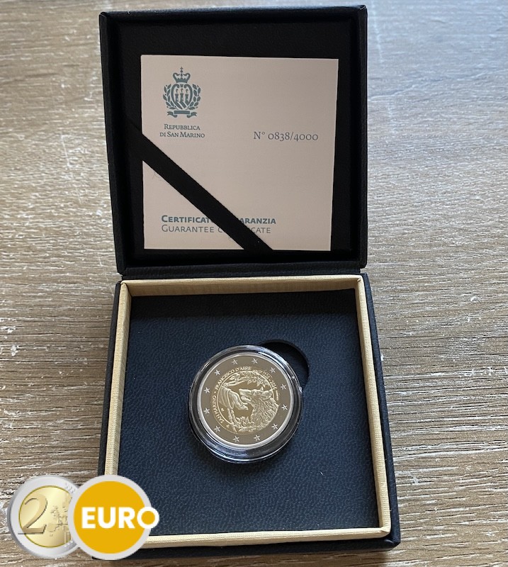 2 euro San Marino 2026 - Franciscus van Assisi BE Proof
