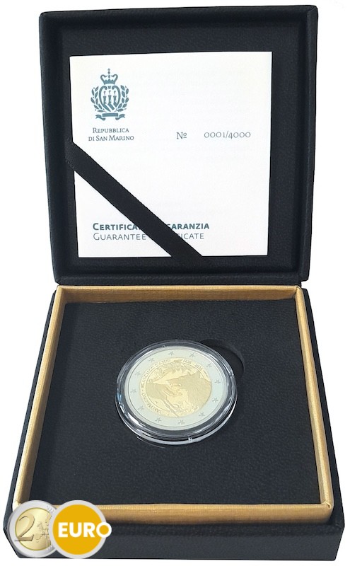 2 euro San Marino 2026 - Franciscus van Assisi BE Proof